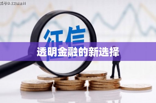 榕城透明金融的新选择