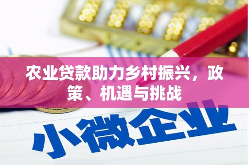 榕城农业贷款助力乡村振兴，政策、机遇与挑战