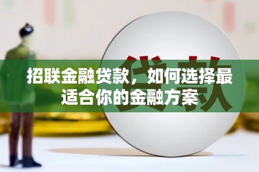 榕城招联金融贷款，如何选择最适合你的金融方案