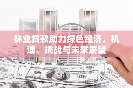 榕城林业贷款助力绿色经济，机遇、挑战与未来展望