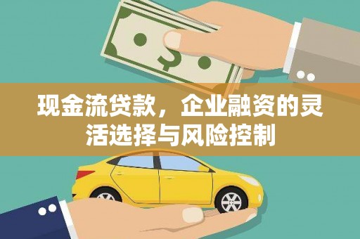 榕城现金流贷款，企业融资的灵活选择与风险控制