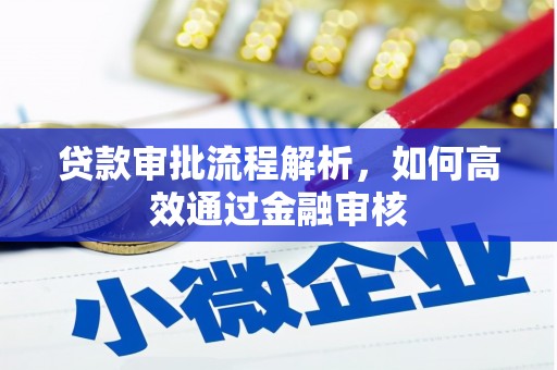榕城贷款审批流程解析，如何高效通过金融审核