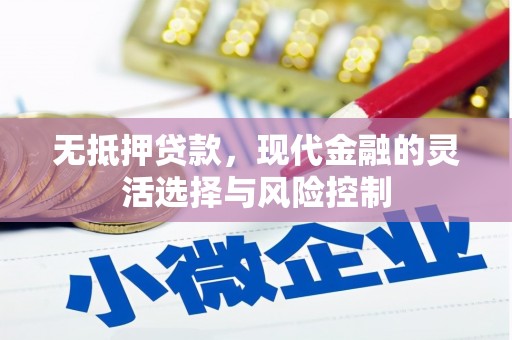 榕城无抵押贷款，现代金融的灵活选择与风险控制