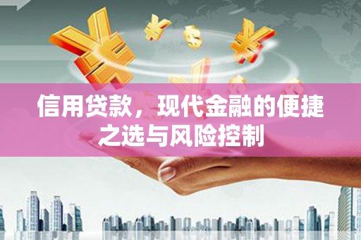 榕城信用贷款，现代金融的便捷之选与风险控制