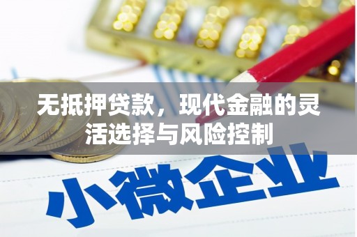 榕城无抵押贷款，现代金融的灵活选择与风险控制