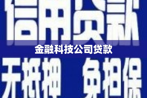 榕城金融科技公司贷款