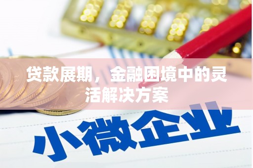 榕城贷款展期，金融困境中的灵活解决方案