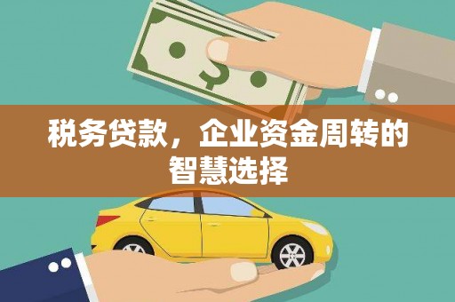 榕城税务贷款，企业资金周转的智慧选择