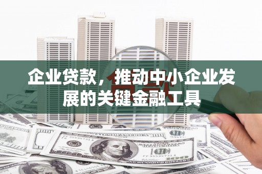 榕城企业贷款，推动中小企业发展的关键金融工具