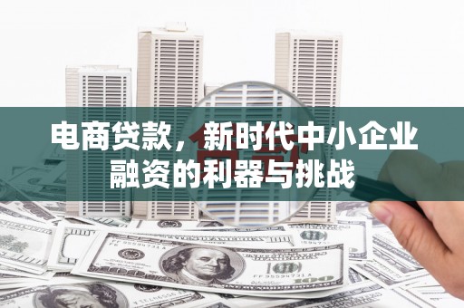 榕城电商贷款，新时代中小企业融资的利器与挑战