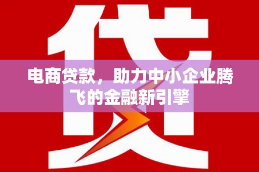 榕城电商贷款，助力中小企业腾飞的金融新引擎