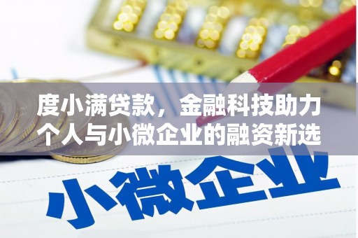 榕城度小满贷款，金融科技助力个人与小微企业的融资新选择
