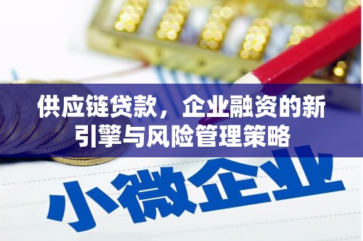 榕城供应链贷款，企业融资的新引擎与风险管理策略
