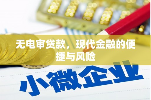 榕城无电审贷款，现代金融的便捷与风险