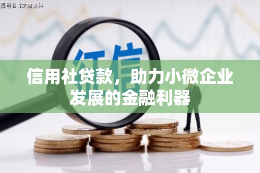 榕城信用社贷款，助力小微企业发展的金融利器
