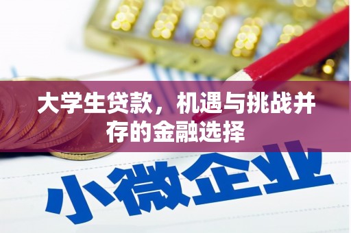 榕城大学生贷款，机遇与挑战并存的金融选择
