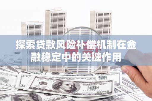 榕城探索贷款风险补偿机制在金融稳定中的关键作用